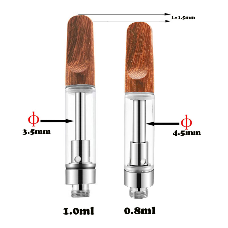 510 Dabwoods Cartridge Empty 0.8ml Vape Cart VF Empty THCO HHC THCP